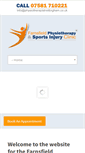 Mobile Screenshot of physiotherapistnottingham.co.uk